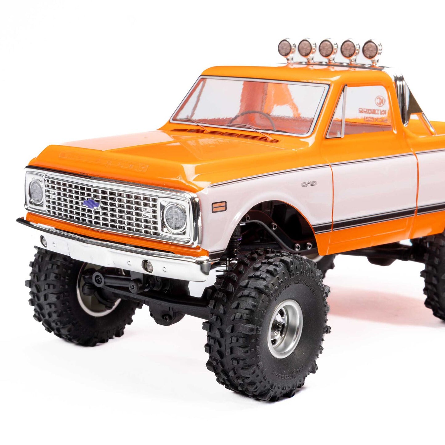 1/24 SCX24 1971 Chevrolet C10, 4WD, RTR (Includes batttery & charger): Orange