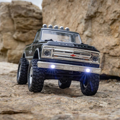 1/24 SCX24 1967 Chevrolet C10, 4WD, RTR (Includes batttery & charger): Black