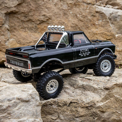 1/24 SCX24 1967 Chevrolet C10, 4WD, RTR (Includes batttery & charger): Black