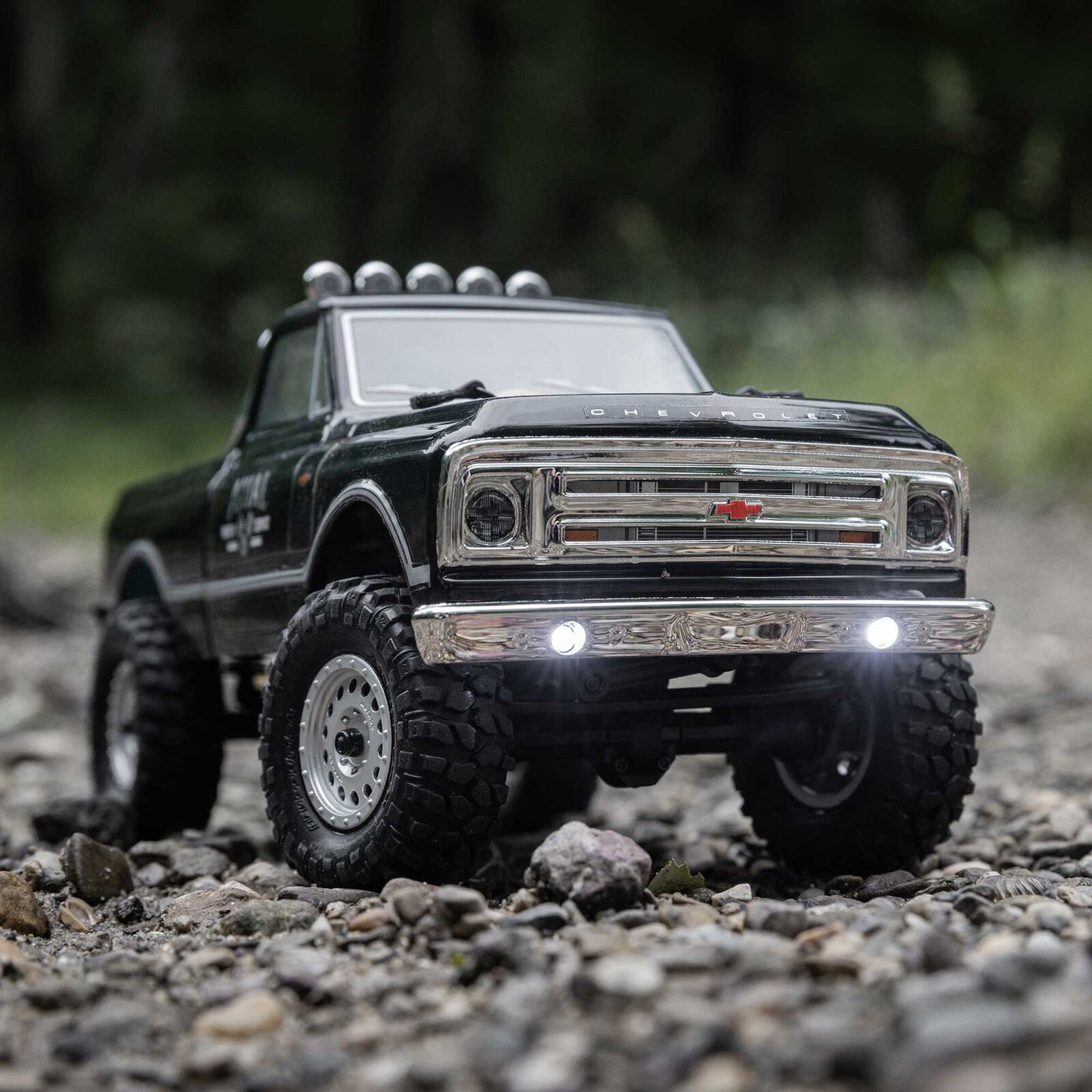 1/24 SCX24 1967 Chevrolet C10, 4WD, RTR (Includes batttery & charger): Black