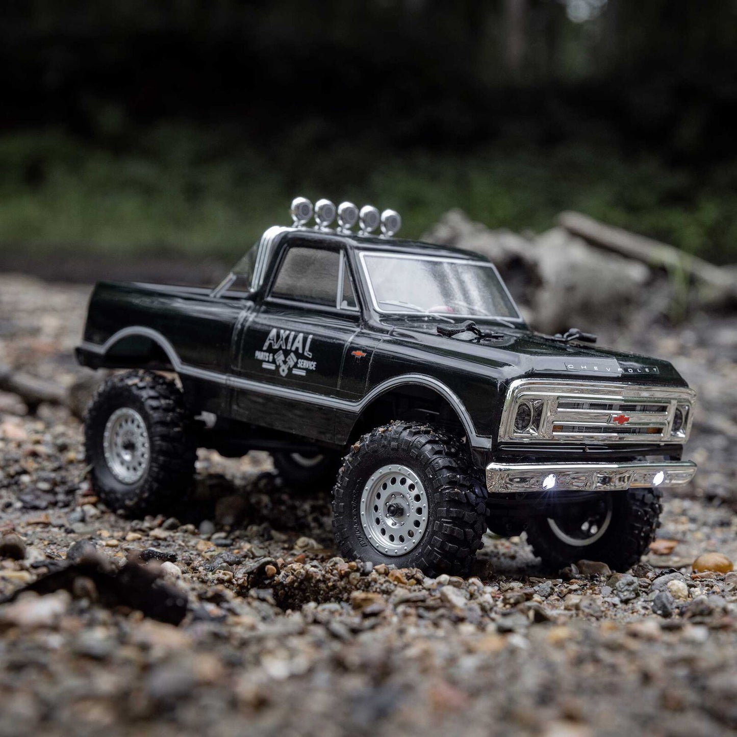 1/24 SCX24 1967 Chevrolet C10, 4WD, RTR (Includes batttery & charger): Black