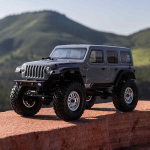 1/24 SCX24 2019 Jeep Wrangler JLU CRC 4WD RTR (Includes batttery & charger): Gray