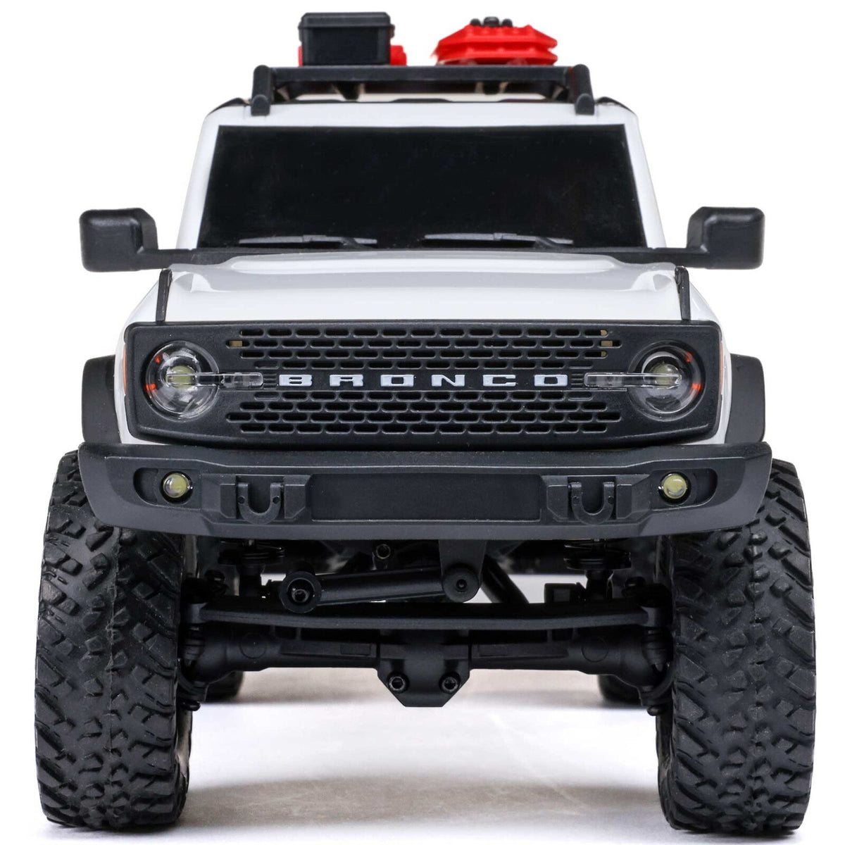 1/24 SCX24 Ford Bronco 4X4 RTR Brushed Rock Crawler White (w/Battery & Charger)