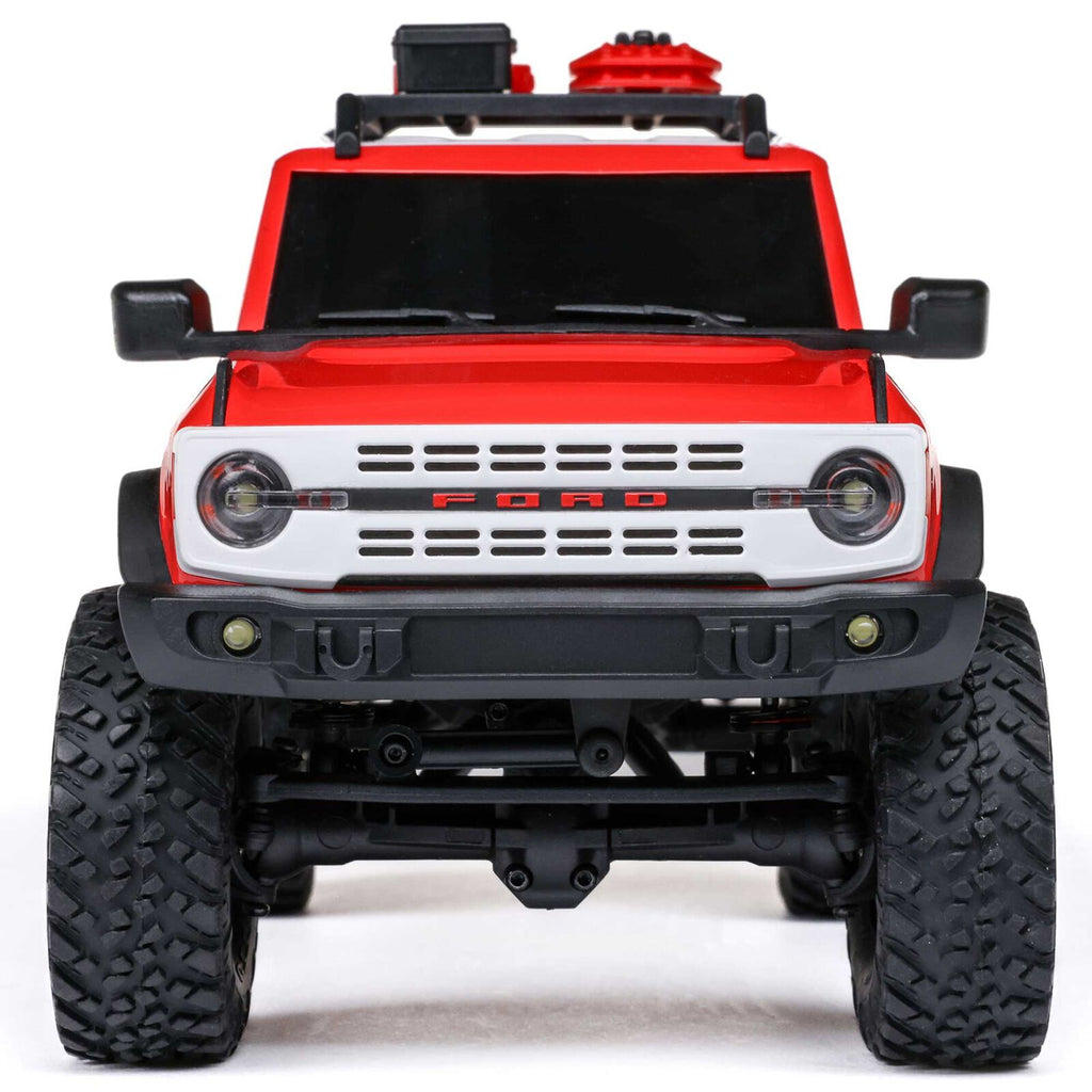 1/24 SCX24 Ford Bronco Heritage Edition 4X4 RTR Brushed Rock Crawler Red (w/Battery & Charger)