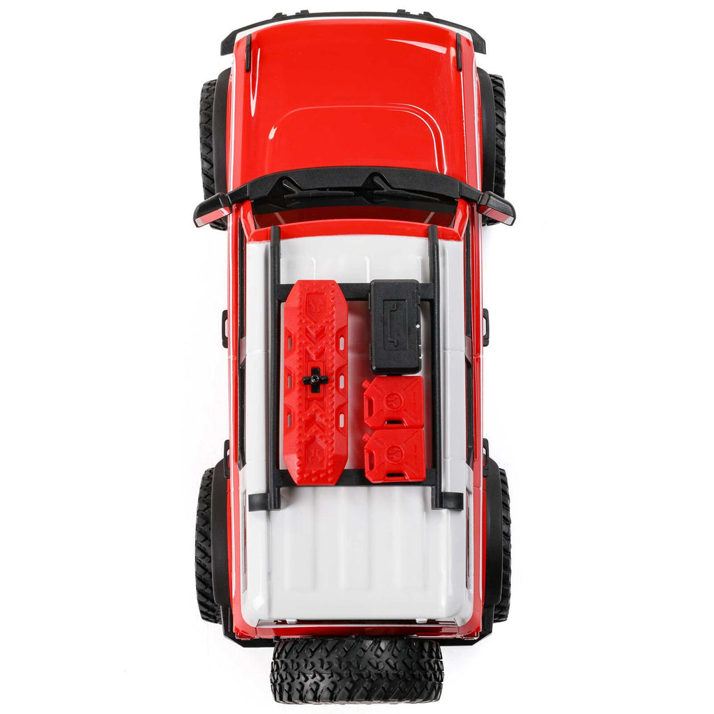 1/24 SCX24 Ford Bronco Heritage Edition 4X4 RTR Brushed Rock Crawler Red (w/Battery & Charger)