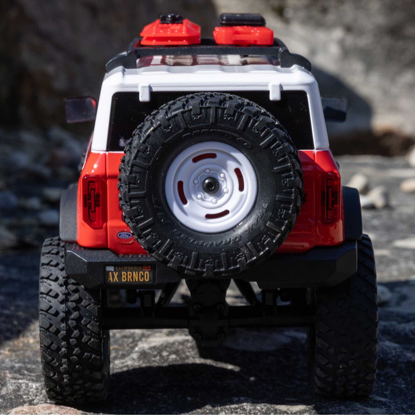 1/24 SCX24 Ford Bronco Heritage Edition 4X4 RTR Brushed Rock Crawler Red (w/Battery & Charger)