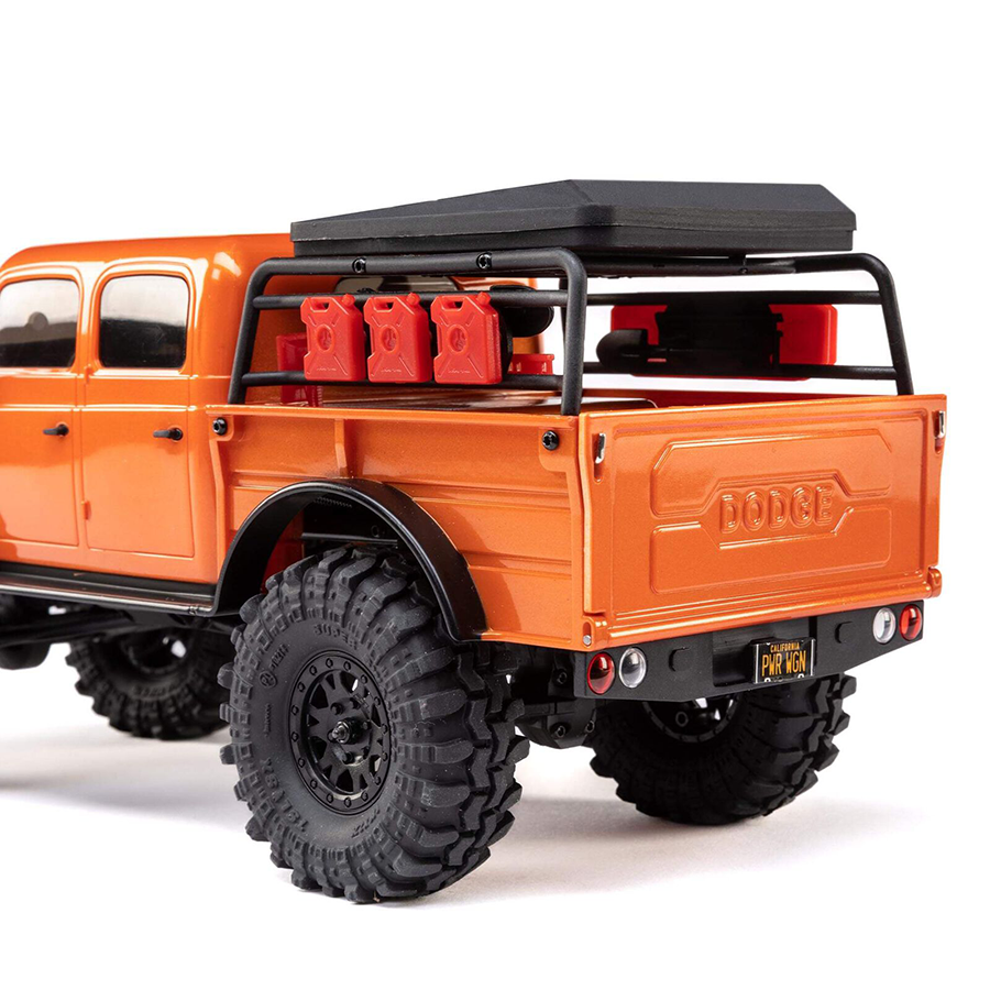1/24 SCX24 1940’s Dodge Power Wagon RTR (Includes batttery & charger): Orange