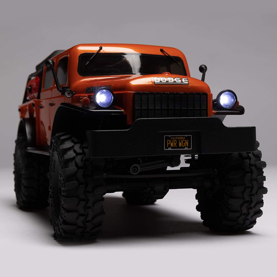 1/24 SCX24 1940’s Dodge Power Wagon RTR (Includes batttery & charger): Orange