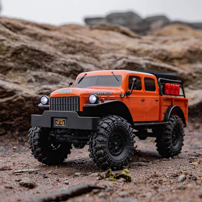 1/24 SCX24 1940’s Dodge Power Wagon RTR (Includes batttery & charger): Orange
