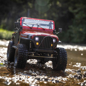 SCX10 III Jeep CJ-7, RTD (Requires battery & charger): Red