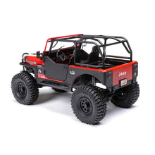 Load image into Gallery viewer, SCX10 III Jeep CJ-7, RTD (Requires battery &amp; charger): Red
