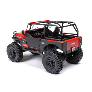 SCX10 III Jeep CJ-7, RTD (Requires battery & charger): Red
