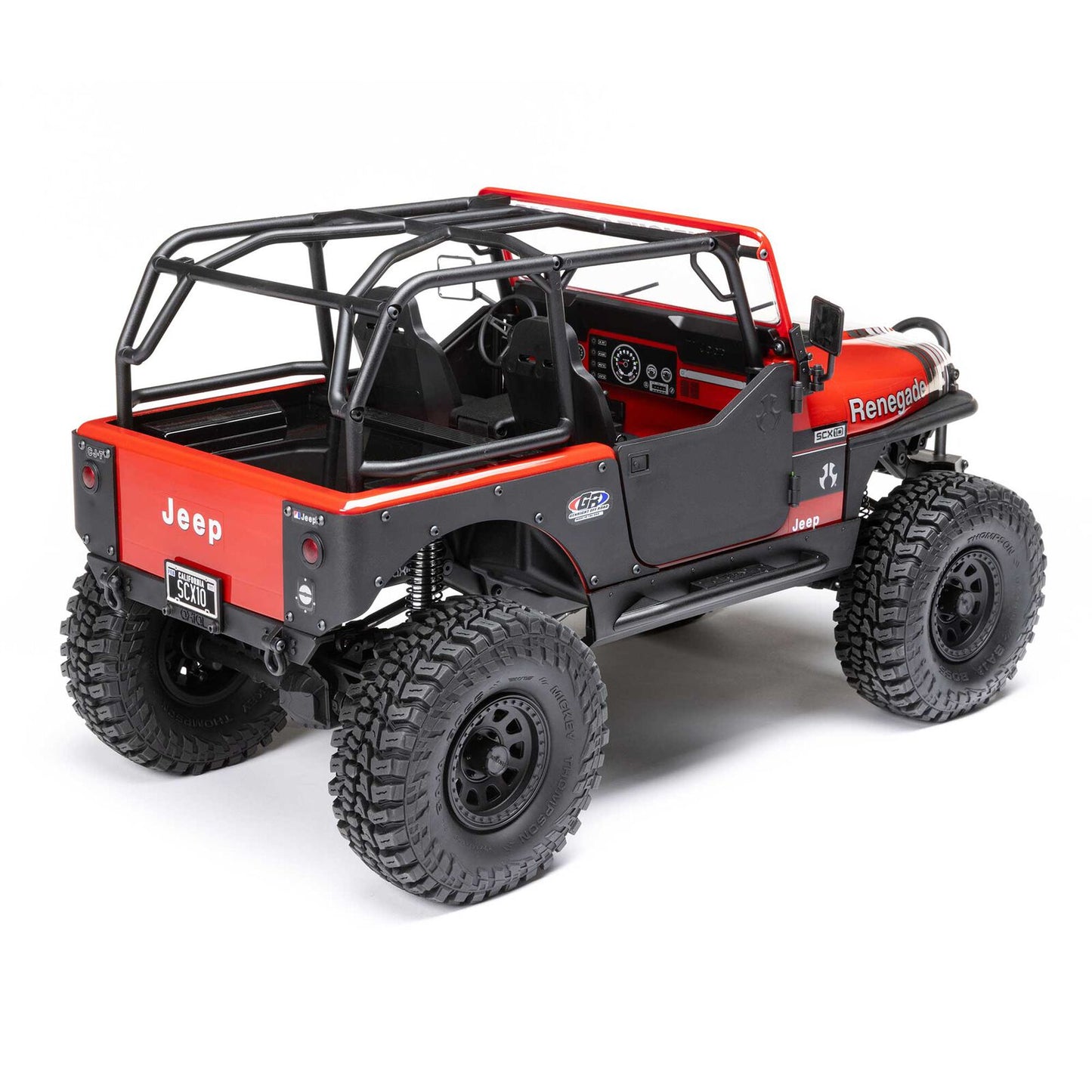 1/10 SCX10 III Jeep CJ-7 Renegade 4WD RTR (Requires battery & charger): Red