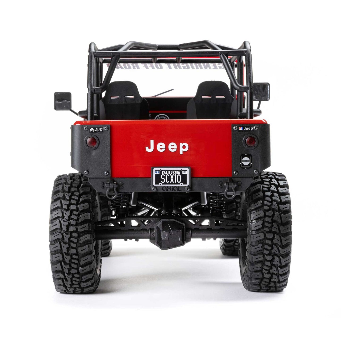 1/10 SCX10 III Jeep CJ-7 Renegade 4WD RTR (Requires battery & charger): Red