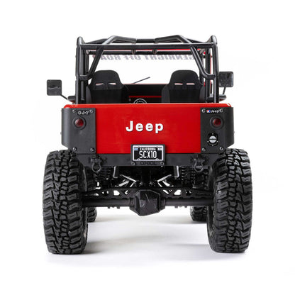1/10 SCX10 III Jeep CJ-7 Renegade 4WD RTR (Requires battery & charger): Red