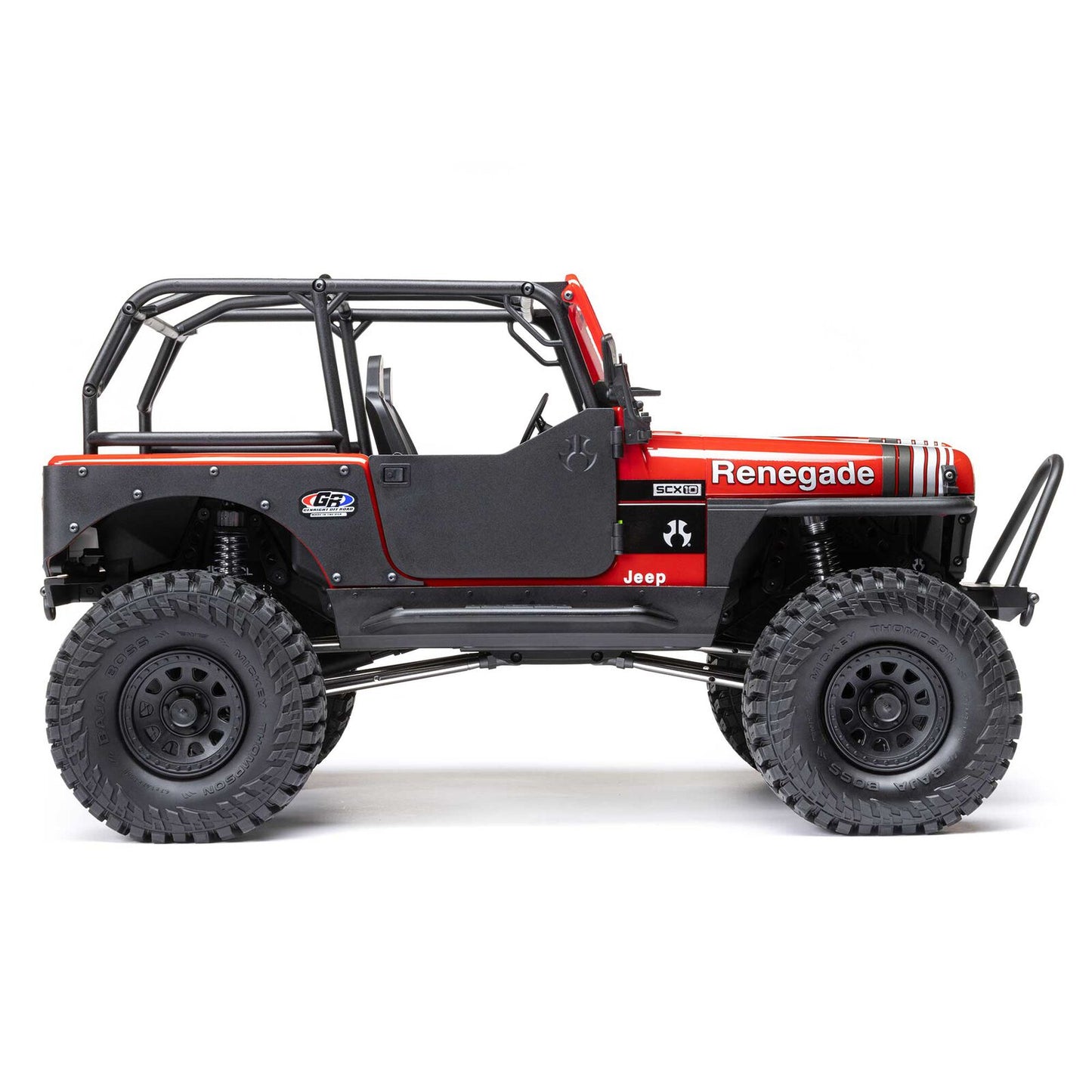 1/10 SCX10 III Jeep CJ-7 Renegade 4WD RTR (Requires battery & charger): Red