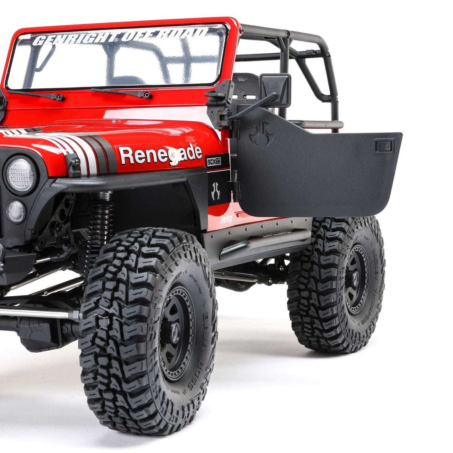 1/10 SCX10 III Jeep CJ-7 Renegade 4WD RTR (Requires battery & charger): Red