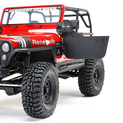 1/10 SCX10 III Jeep CJ-7 Renegade 4WD RTR (Requires battery & charger): Red