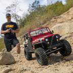Axial 1/10 SCX10 III Jeep CJ-7 Renegade 4WD RTR (Requires battery & charger): Red (AXI03008V2T1)