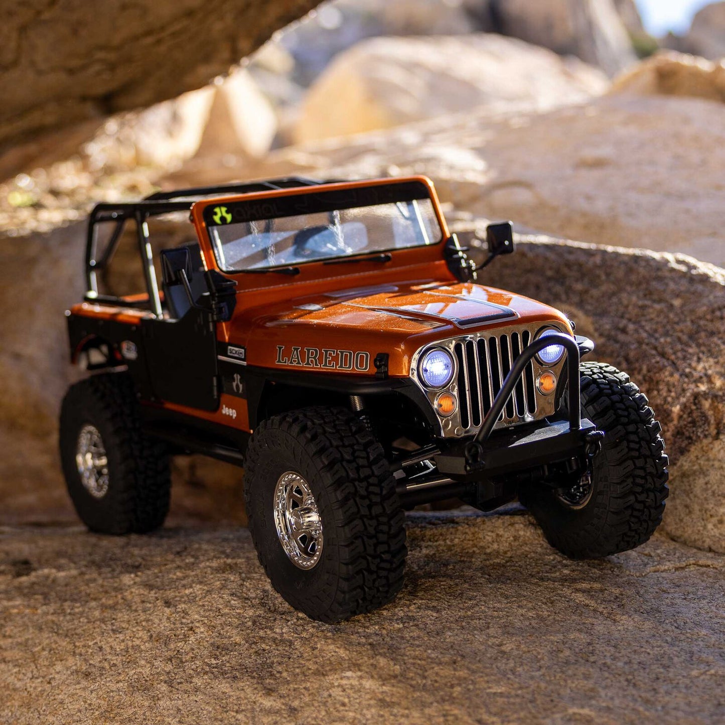 1/10 SCX10 III Jeep CJ-7 Laredo 4WD RTR (Requires battery & charger): Copper