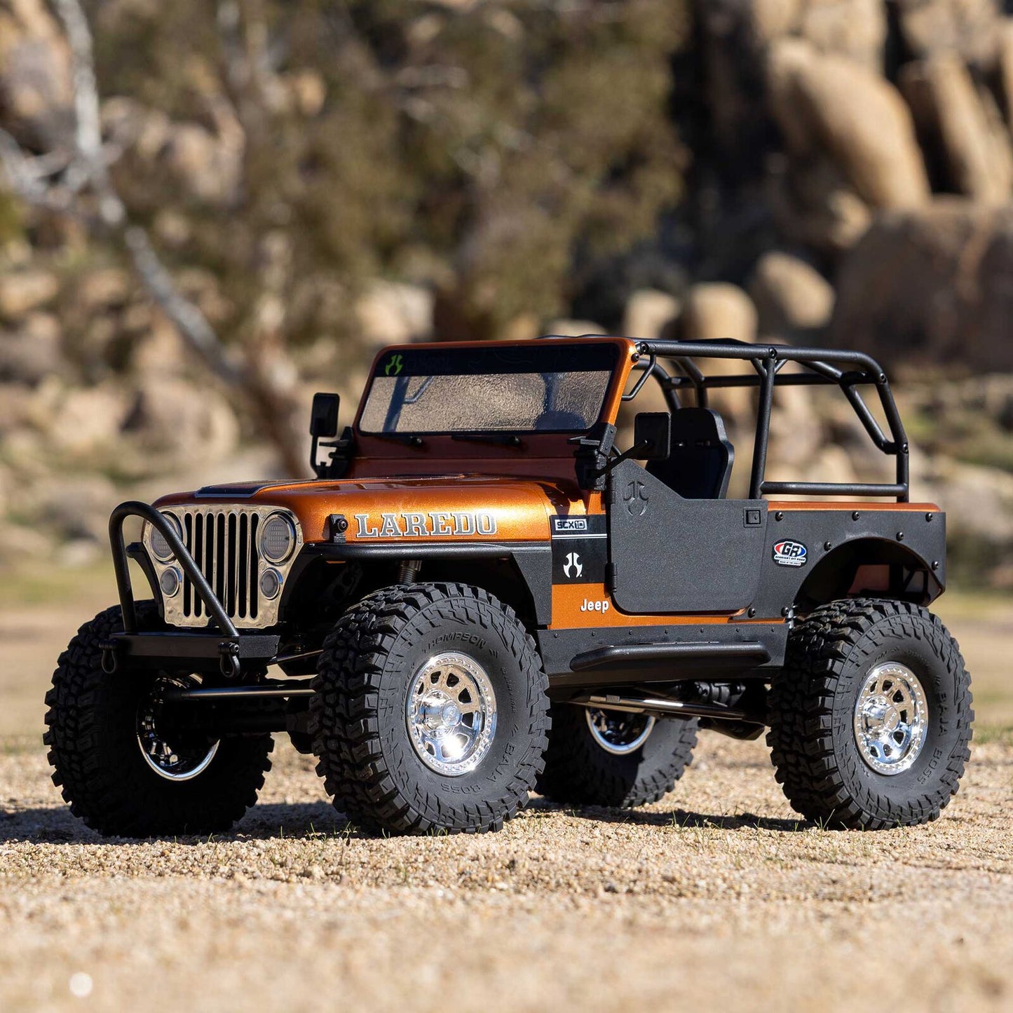 1/10 SCX10 III Jeep CJ-7 Laredo 4WD RTR (Requires battery & charger): Copper