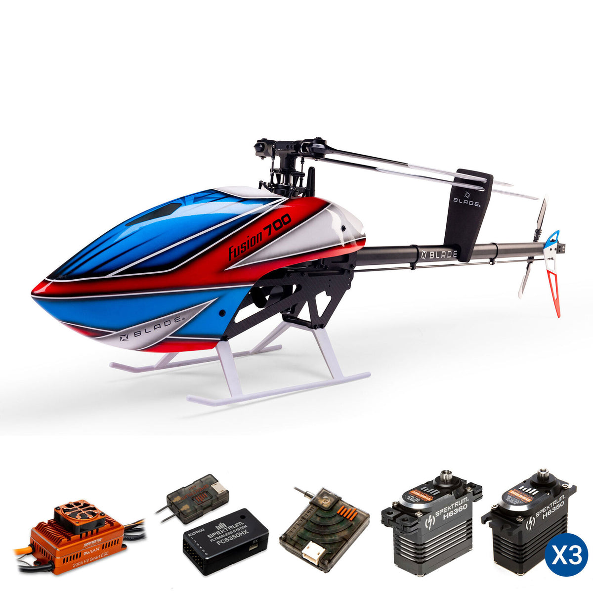 Blade Fusion 700 Kit High Performance Super Combo (Needs Battery & Charger) (BLH13075HPC)