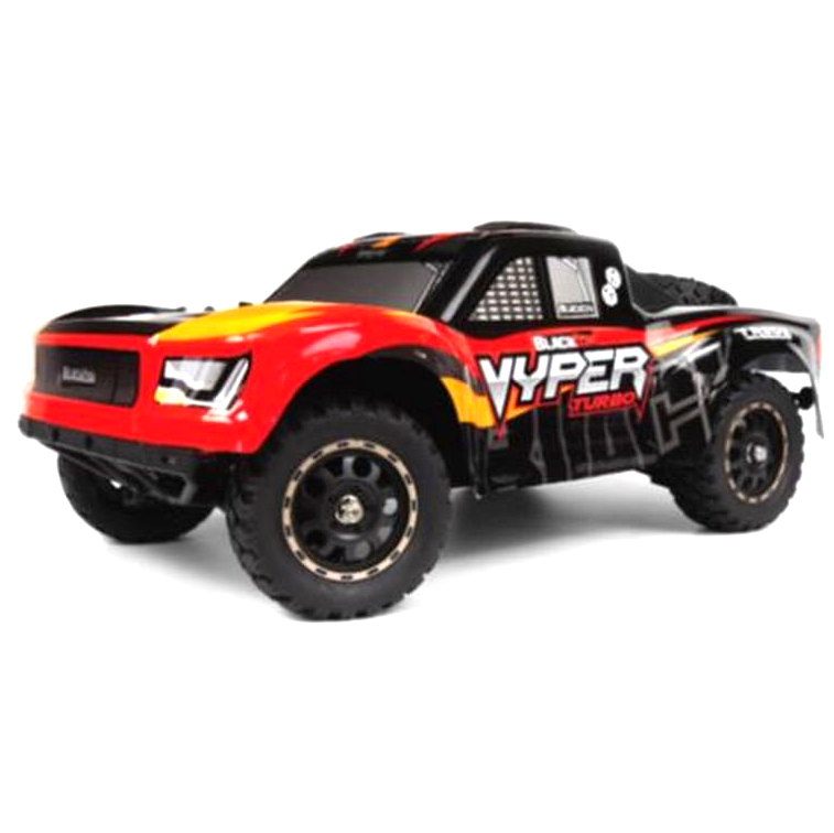BlackZon 1/14 Vyper SC Turbo 4WD 2S Brushless - Red/Orange (BZN540275)