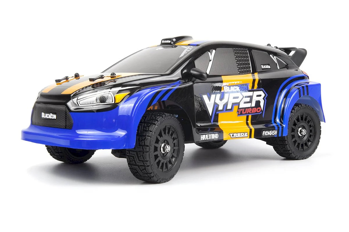 1/16 Vyper RX Turbo 4WD Rally Car - RTR - Blue/Orange