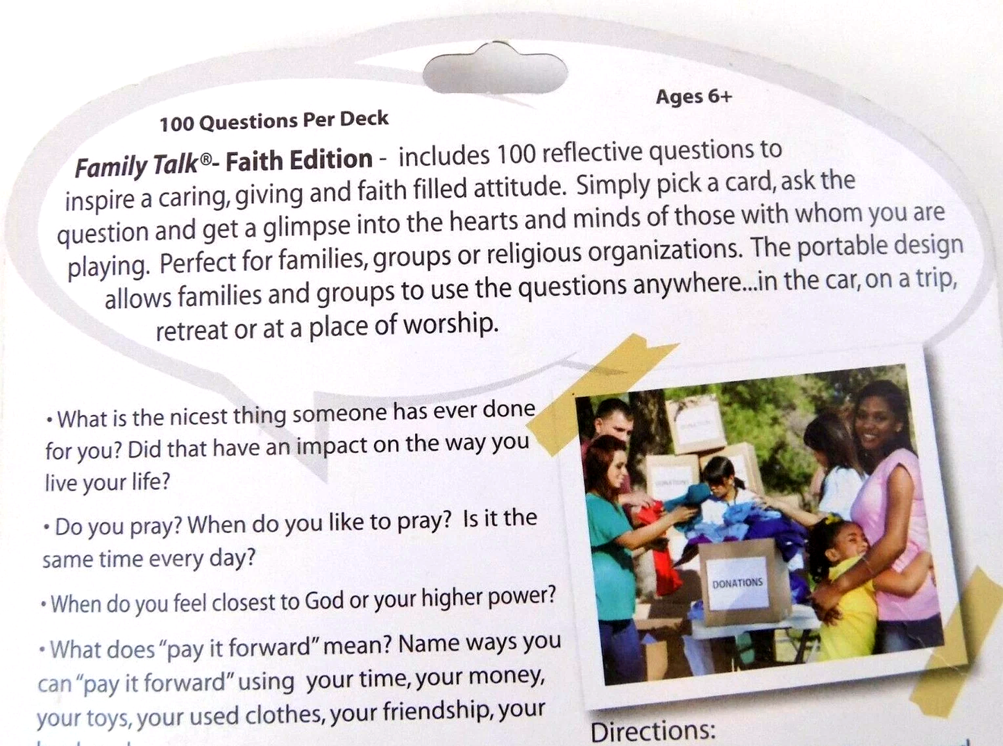 Family Talk Faith Game