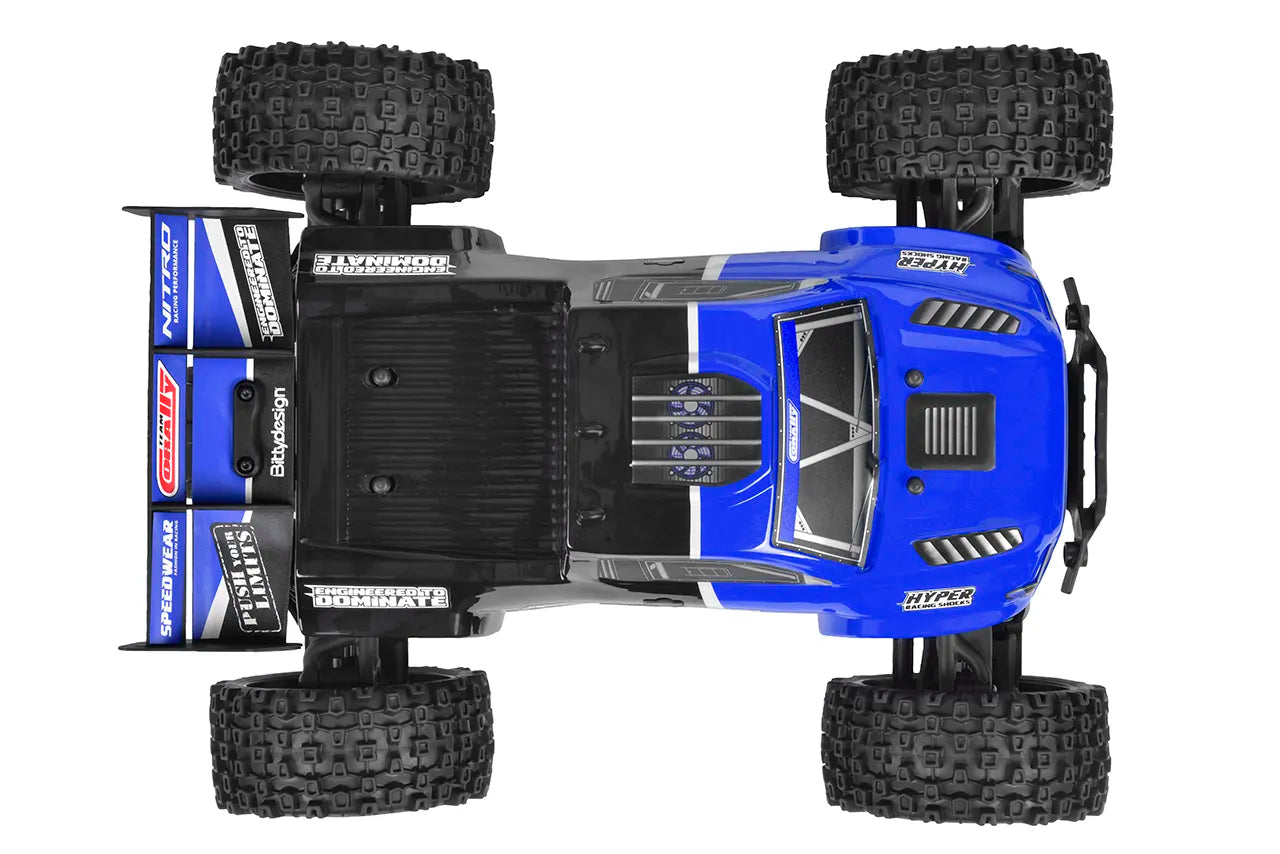 1/10 Furago XD 4WD 2S Small Scale, RTR Monster Truck, Blue