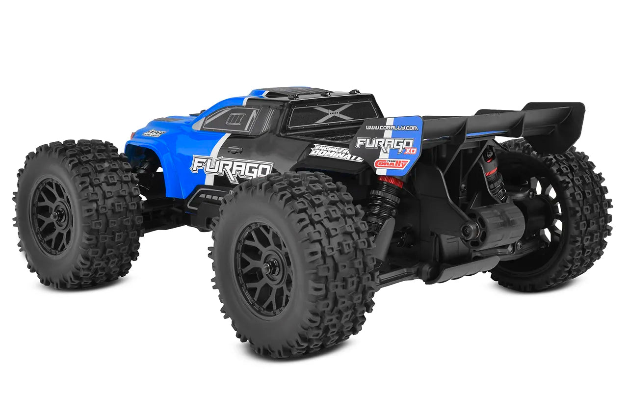 1/10 Furago XD 4WD 2S Small Scale, RTR Monster Truck, Blue