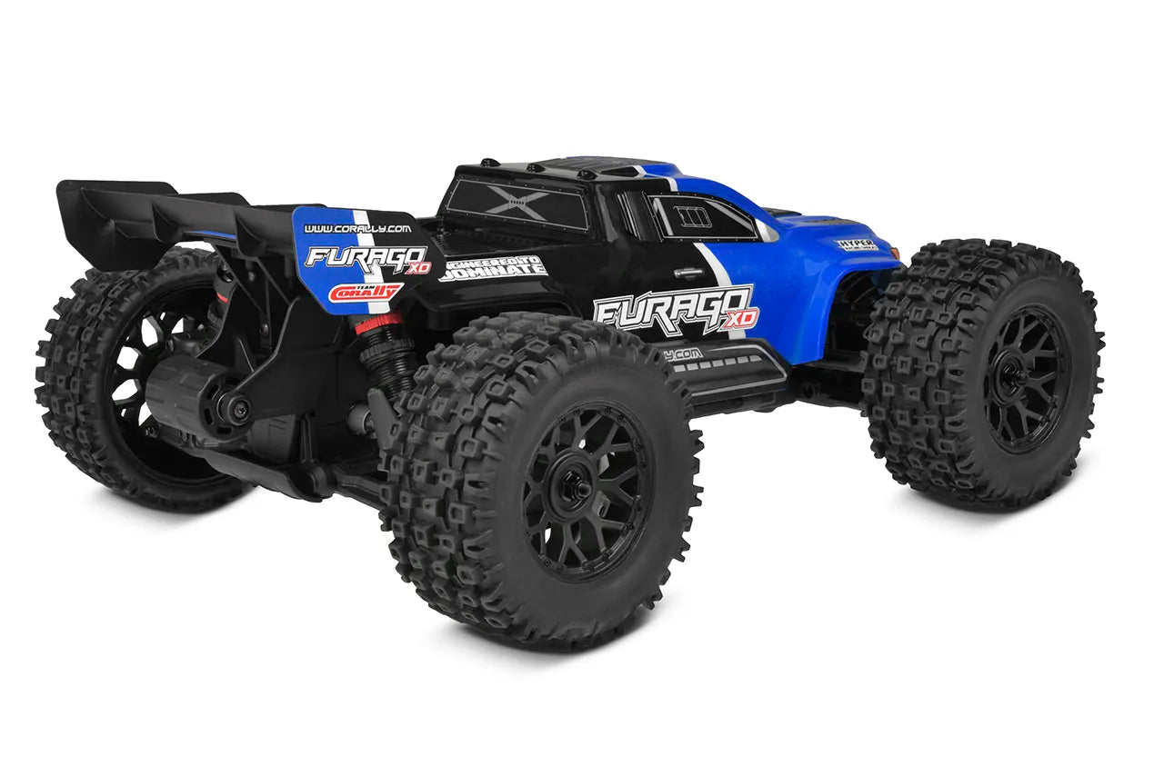 1/10 Furago XD 4WD 2S Small Scale, RTR Monster Truck, Blue