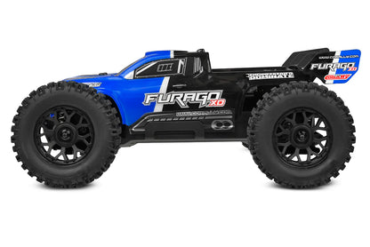 1/10 Furago XD 4WD 2S Small Scale, RTR Monster Truck, Blue