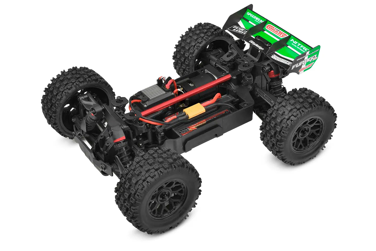 1/10 Furago XD 4WD 2S Small Scale, RTR Monster Truck, Green