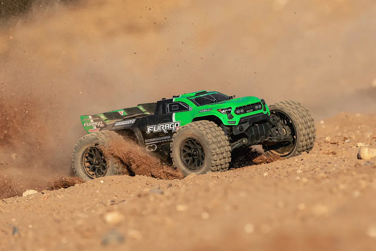 1/10 Furago XD 4WD 2S Small Scale, RTR Monster Truck, Green