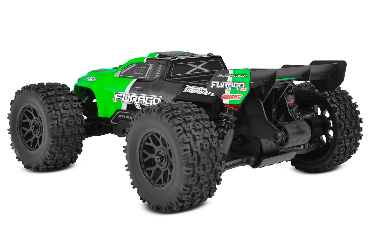 1/10 Furago XD 4WD 2S Small Scale, RTR Monster Truck, Green