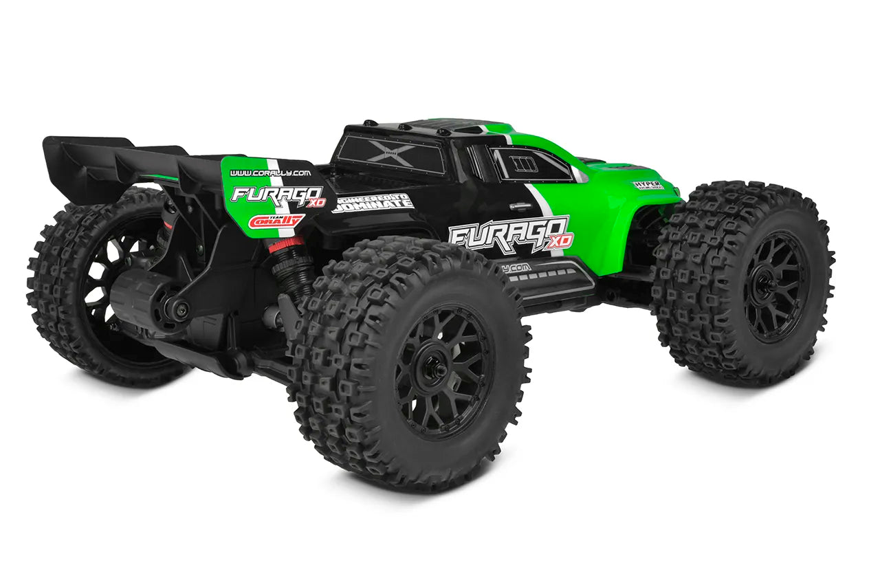 1/10 Furago XD 4WD 2S Small Scale, RTR Monster Truck, Green