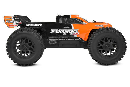 1/10 Furago XD 4WD 2S Small Scale, RTR Monster Truck, Orange