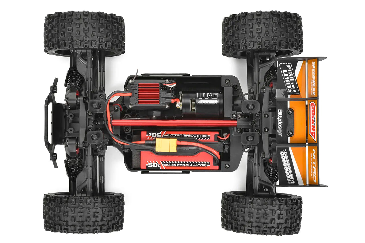 1/10 Furago XD 4WD 2S Small Scale, RTR Monster Truck, Orange