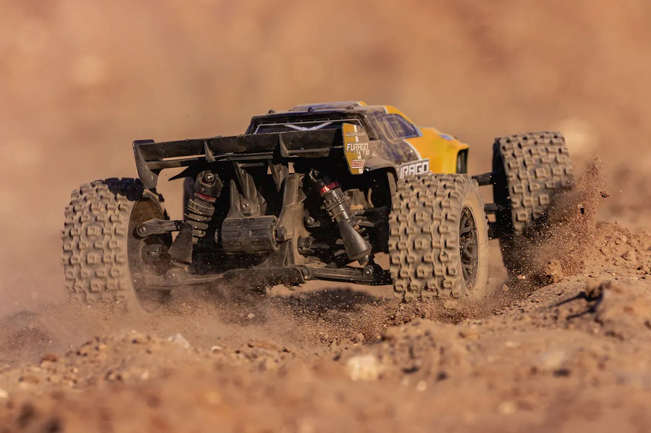 1/10 Furago XD 4WD 2S Small Scale, RTR Monster Truck, Orange