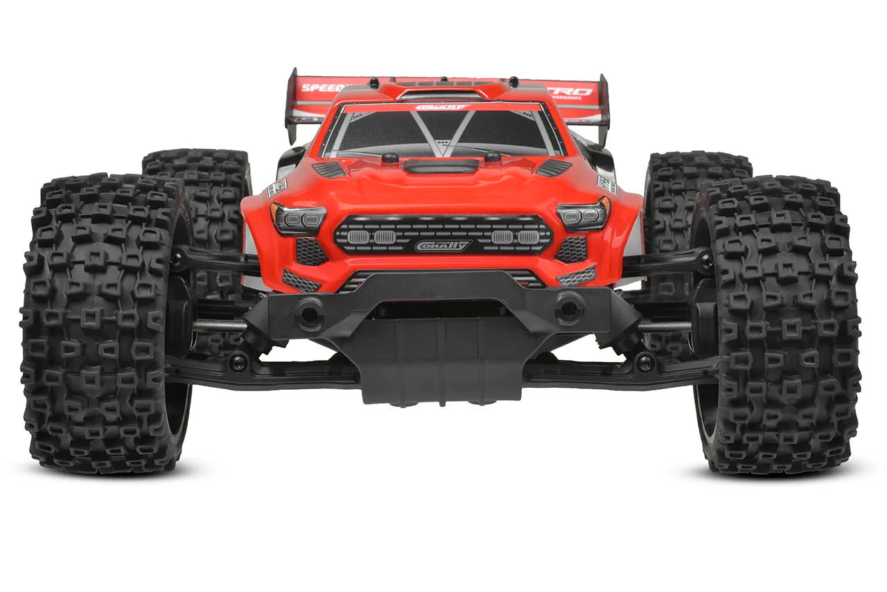 1/10 Furago XD 4WD 2S Small Scale, RTR Monster Truck, Red