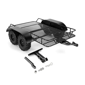 Injora Metal Trailer with Aluminum Hitch Mount SCX24 (DG-TC08)