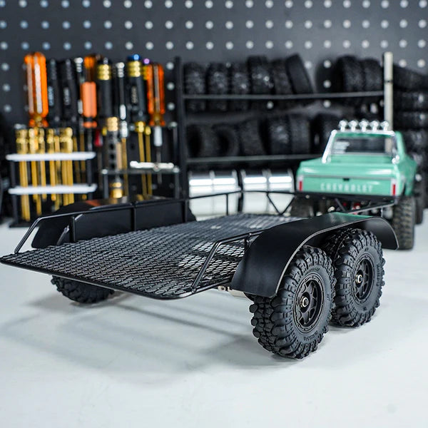 Metal Trailer w/Aluminum Hitch Mount SCX24