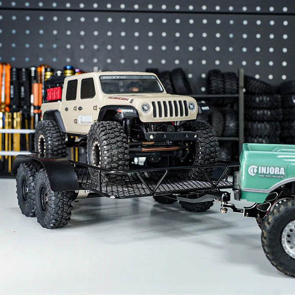 Metal Trailer w/Aluminum Hitch Mount SCX24
