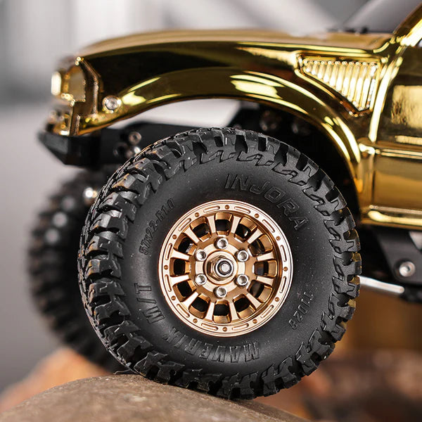 1.0" Aluminum Wheels Micro Crawlers: Gold