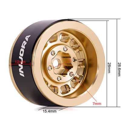 1.0" Aluminum Wheels Micro Crawlers: Gold