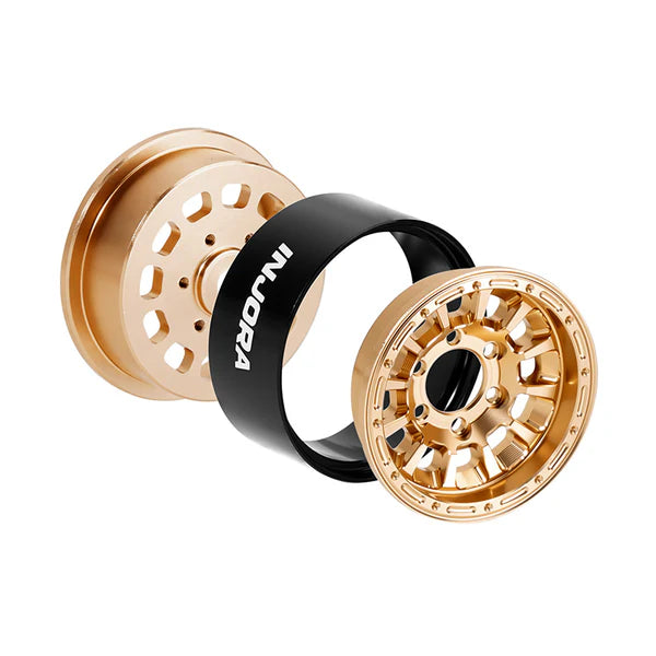 1.0" Aluminum Wheels Micro Crawlers: Gold