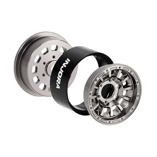 1.0" Aluminum Wheels Micro Crawlers: Titanium