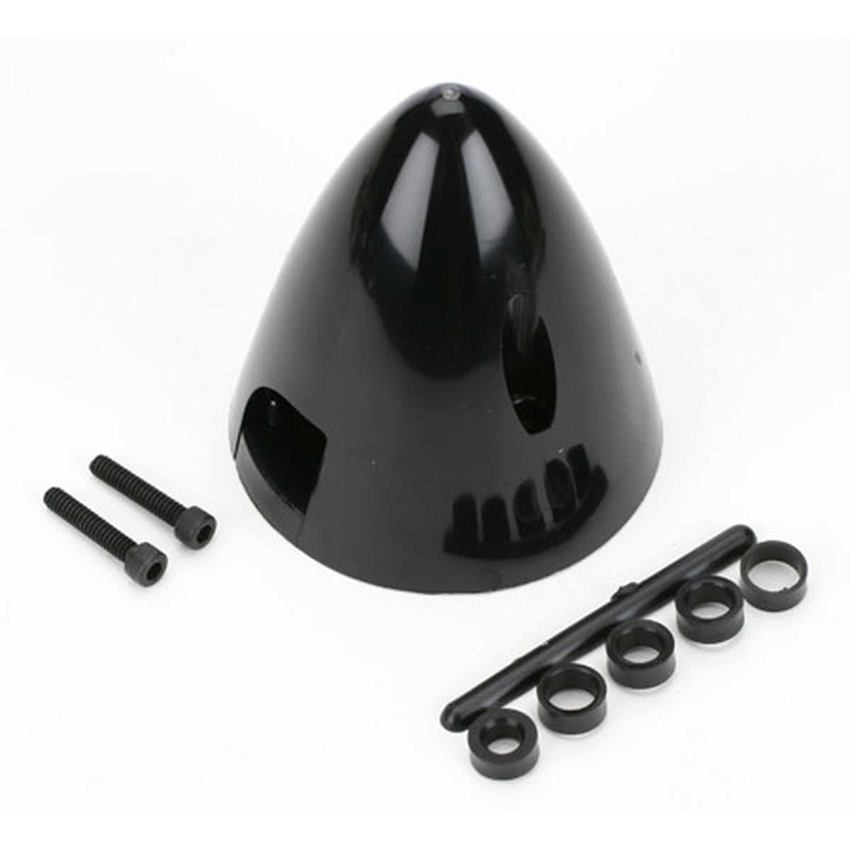 Spinner, 4 Pin, 2-1/4", Black