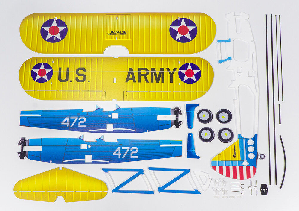 Dancing Wings PT-17 450mm includes Motor, ESC, and servos (E2504)